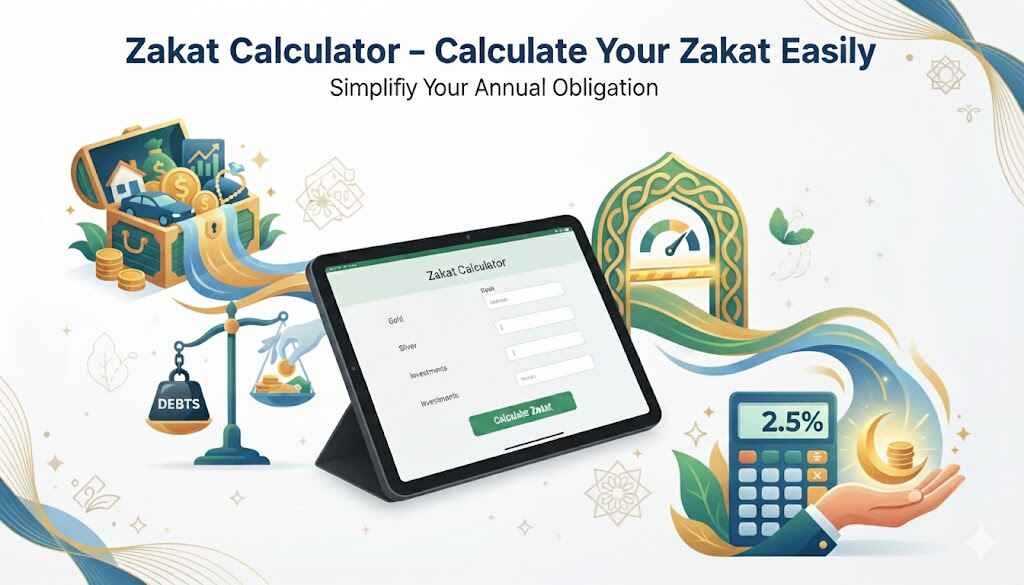 Zakat Calculator – Calculate Your Zakat Easily